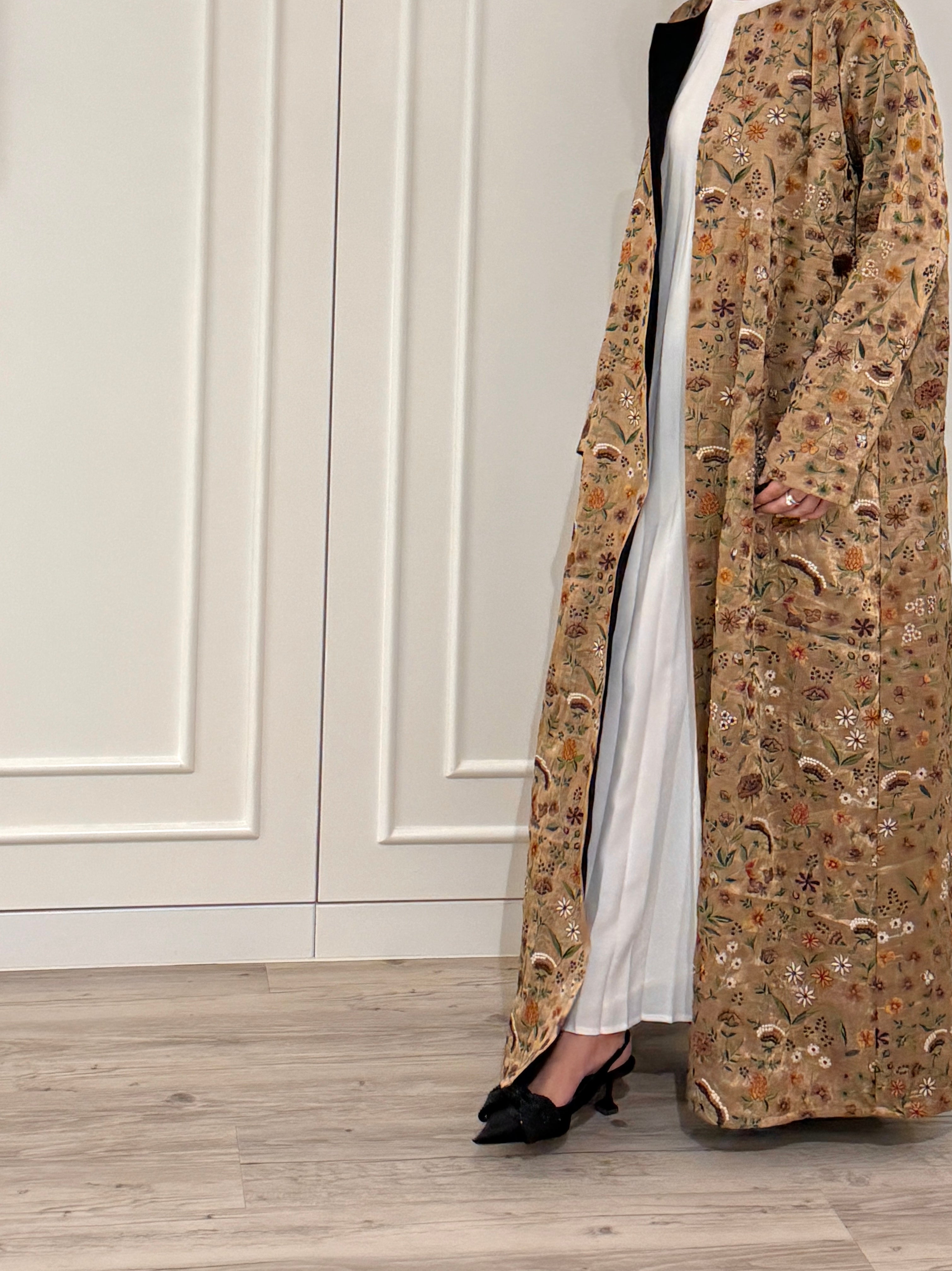 FLOWERY ABAYA